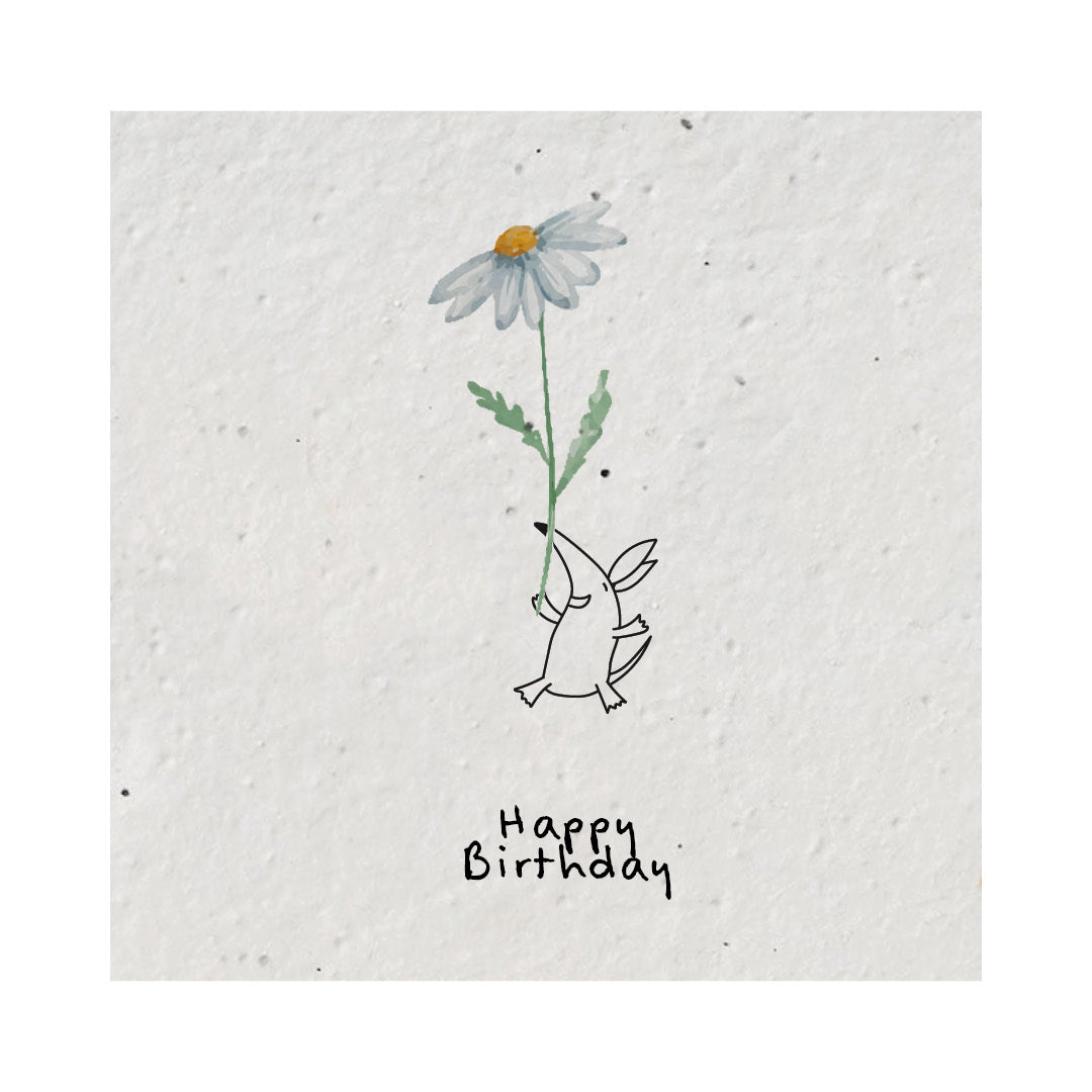 Plantable Seed Flower Birthday Card