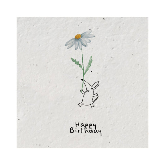 Plantable Seed Flower Birthday Card