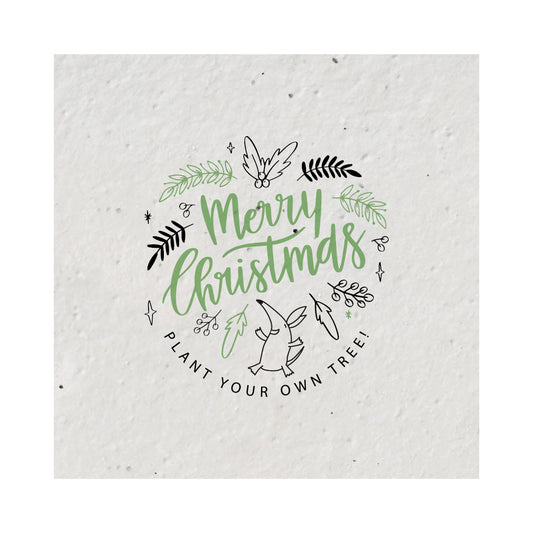 Plantable Seed Christmas Card