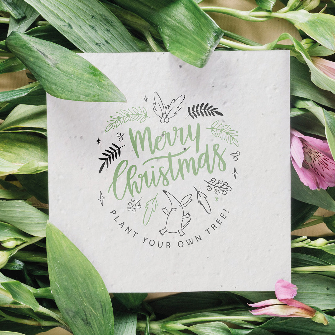 Plantable Seed Christmas Card